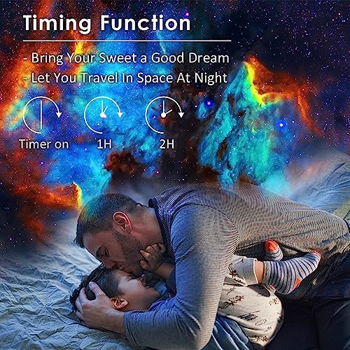Star Projector,Planetarium Projector Galaxy Projector for Bedroom,360 Degree Rotation Galaxy Night Light with 4K Replaceable 12 Galaxy Discs Large Projection Area Sky Night Light for Kids Adults