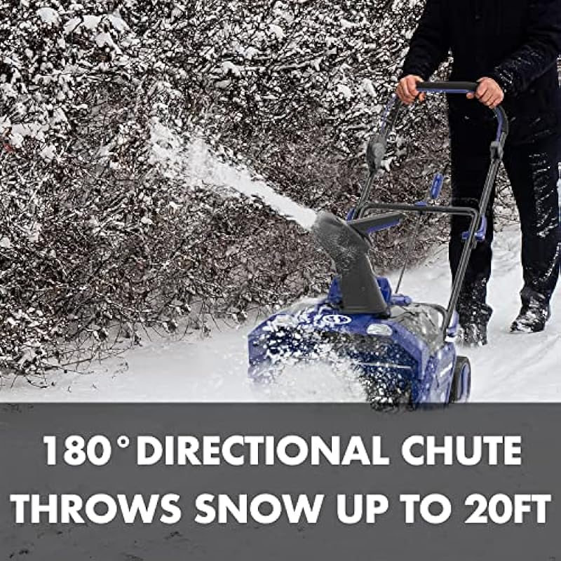 Snow Joe 24V-X2-20SB 20-Inch 48 Cordless Snow Blower, Kit (w/2 x 24-Volt 4.0-Ah Batteries and Charger)