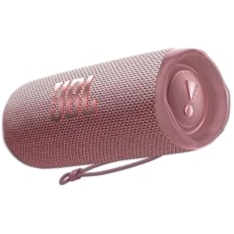 JBL Flip 6 – Portable Bluetooth Speaker with 12 Hours of Playtime, Powerful Sound, IP67 Waterproof and Dustproof, JBL PartyBoost for Multiple Speaker Pairing – Pink