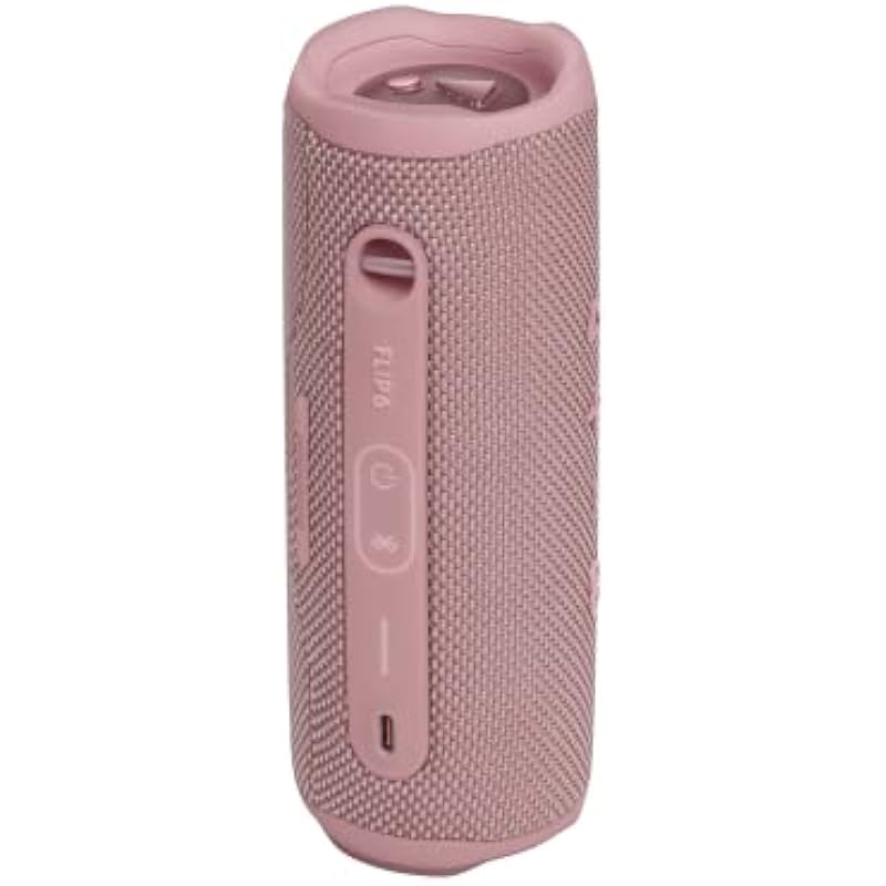 JBL Flip 6 – Portable Bluetooth Speaker with 12 Hours of Playtime, Powerful Sound, IP67 Waterproof and Dustproof, JBL PartyBoost for Multiple Speaker Pairing – Pink
