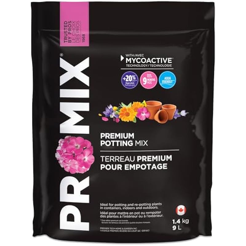 Pro-Mix 9L Potting and Container Soil Mix , Black