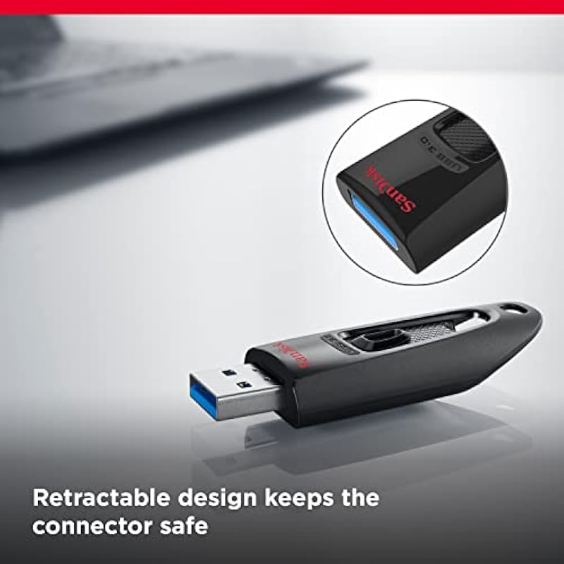 SanDisk 64GB 2-Pack Ultra USB 3.0 Flash Drive (2x64GB) – SDCZ48-064G-GAM462, Black