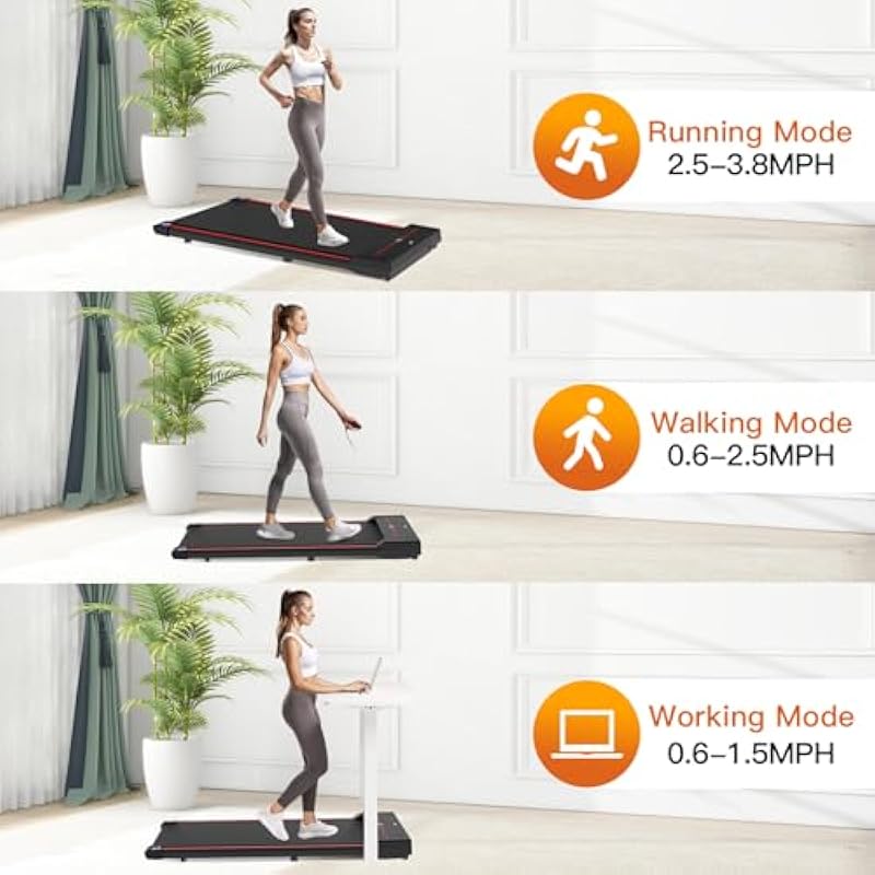 Sperax Walking Pad, 3 in 1 Under Desk Treadmill, Treadmills for Home,2.5HP Treadmill