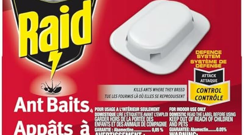 Raid Ant Killer Baits And Traps For Indoor Use, Child Resistant, 4 Count