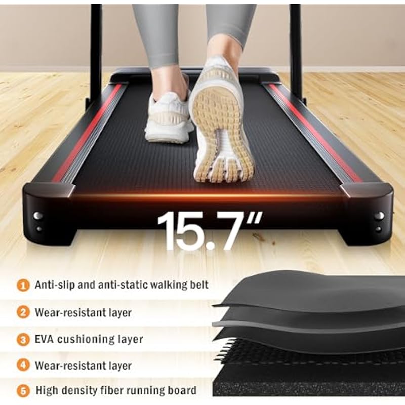 Sperax Walking Pad,3 in 1 Treadmill Foldable, Under Desk Treadmill, Treadmills for Home